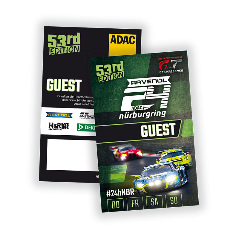 Eventticket zum 24 Stunden Rennen am Nürburgring 2025