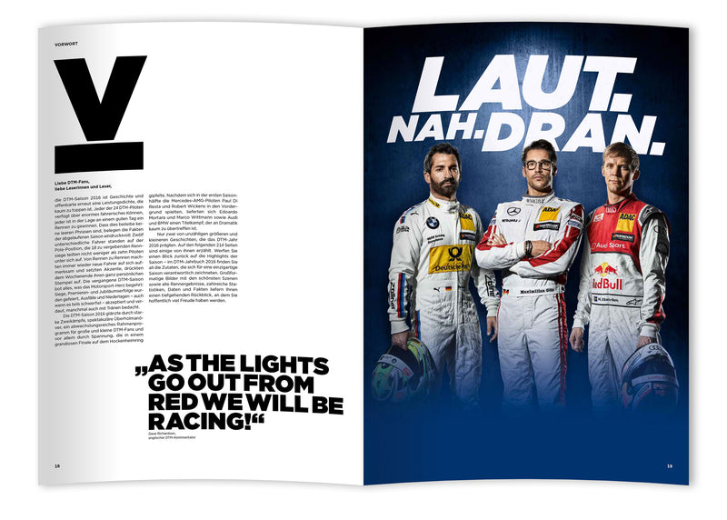 Inhalt DTM 2016 – Das offizielle Jahrbuch