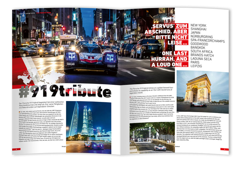 Inhalt Porsche Sport Jahrbuch 2018