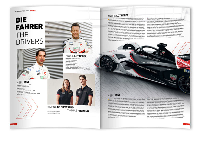 Inhalt Porsche Sport Jahrbuch 2019
