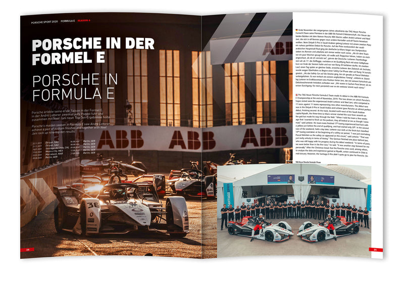 Inhalt Porsche Sport Jahrbuch 2020
