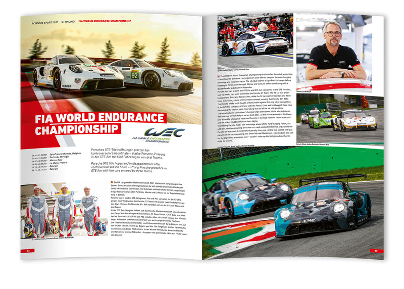 Inhalt Porsche Sport Jahrbuch 2021