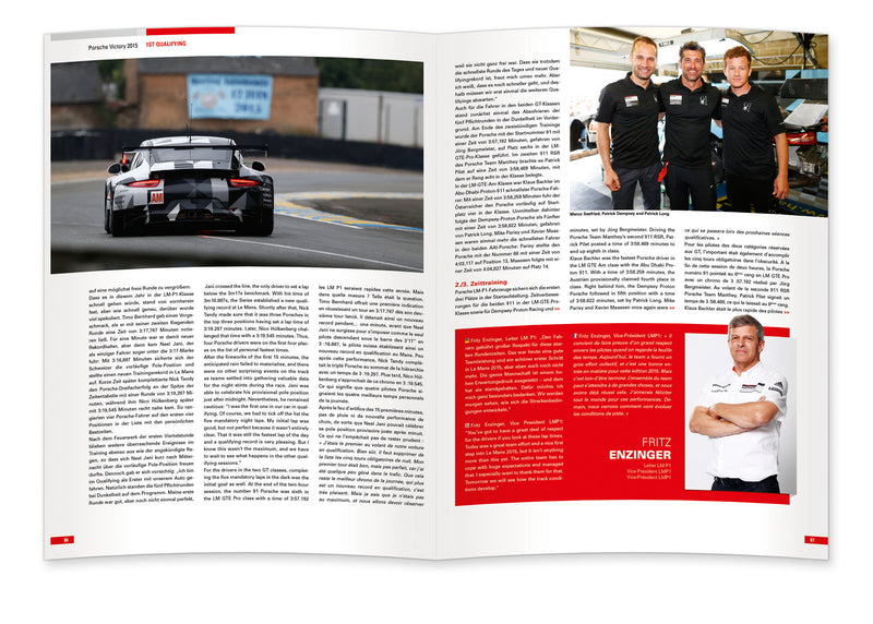 Inhalt Porsche Victory 2015