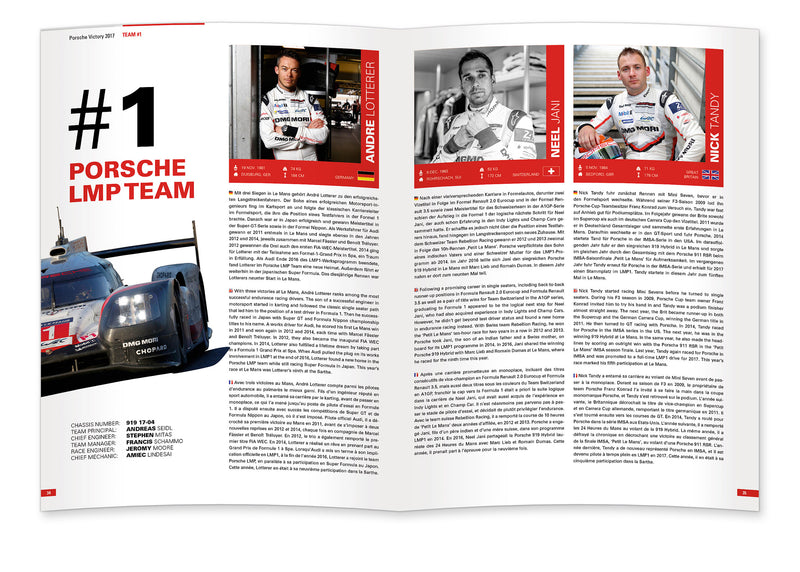 Inhalt Porsche Victory 2017